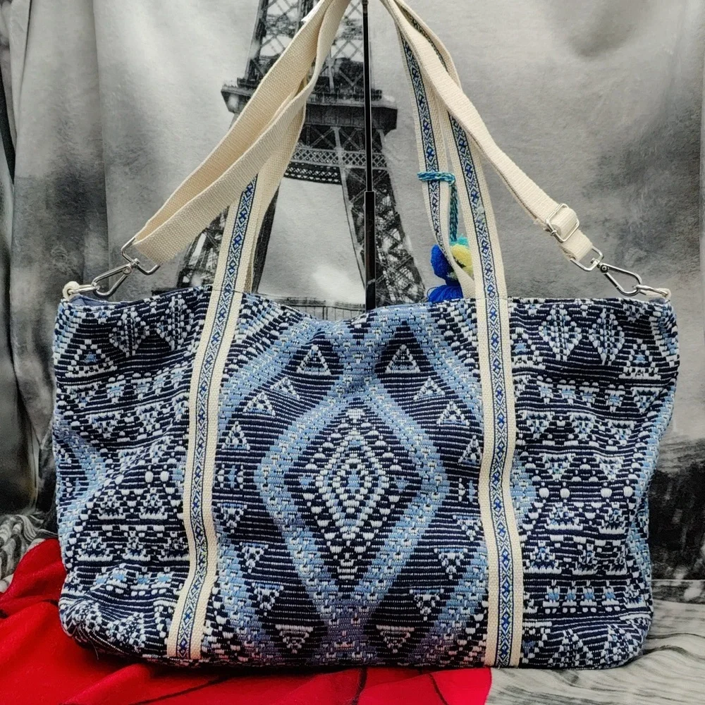 America And Beyond Beaded Tote